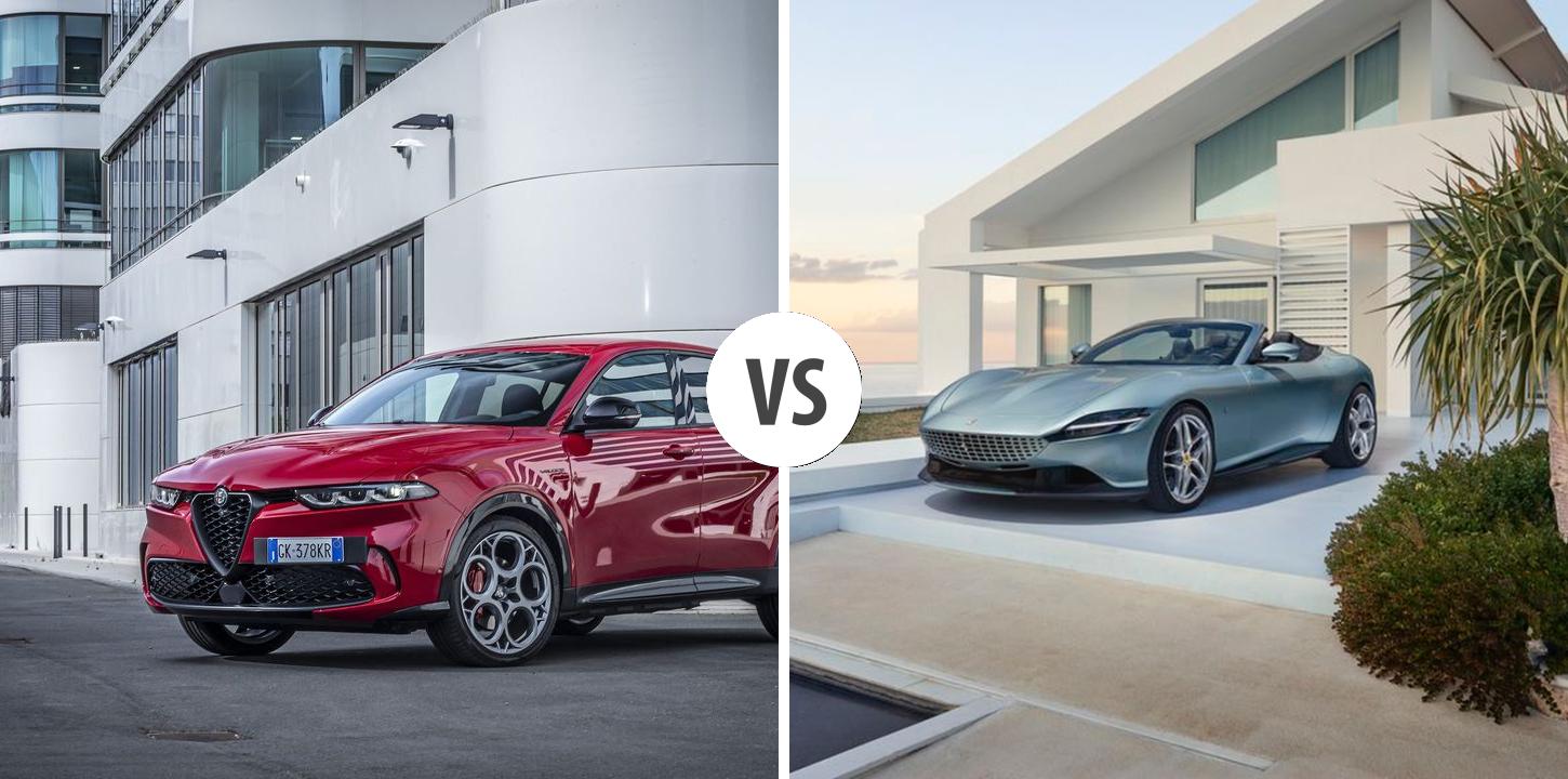 Alfa Romeo Tonale VS Ferrari Roma Cabrio – Vergleiche Preise, Leistung ...