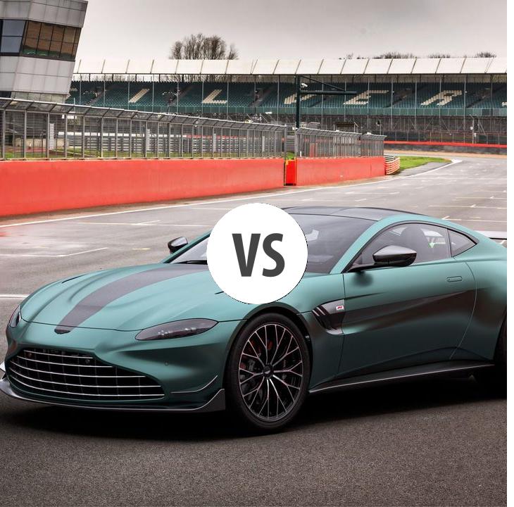 ASTON MARTIN Motorhaube / Kofferraum Emblem Schwarz Chrom - Vantage