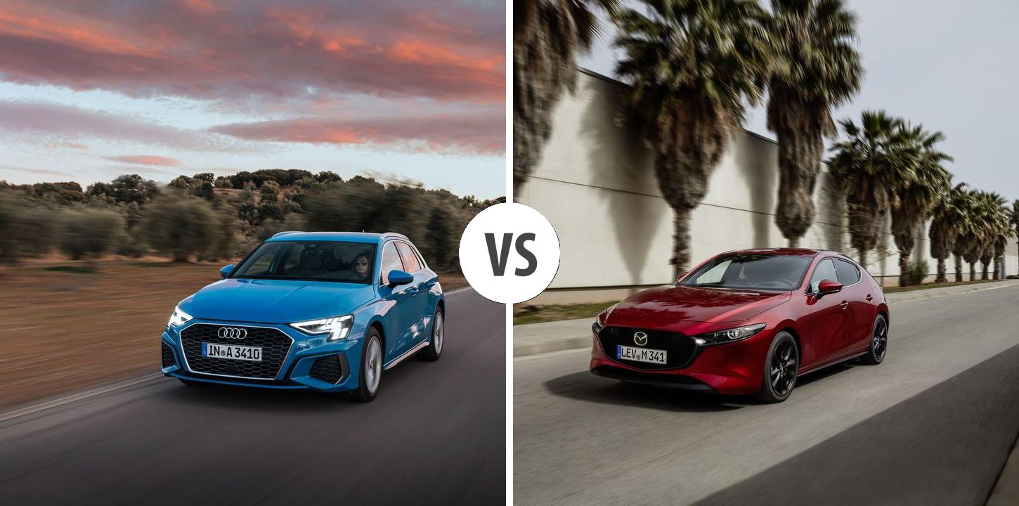 Audi A3 Sportback VS Mazda Mazda3 Autovergleich AUTOGOTT.DE