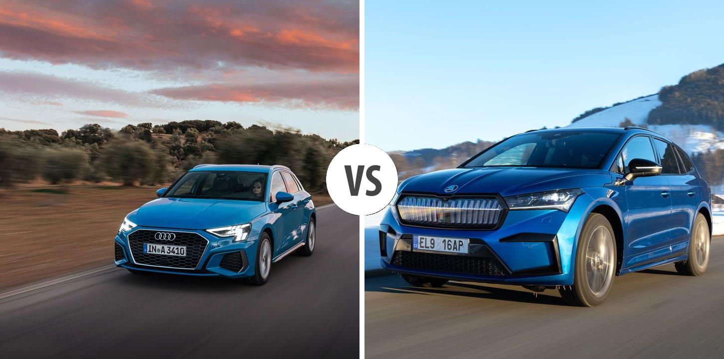 Audi A3 Sportback VS Skoda ENYAQ iV Autovergleich AUTOGOTT.DE