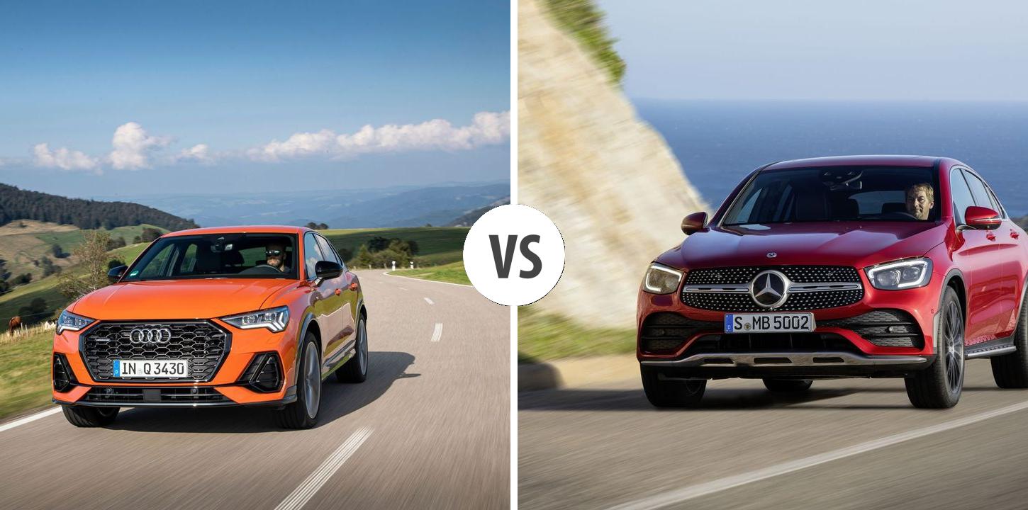 Audi Q3 Sportback VS Mercedes GLC Coupé Autovergleich AUTOGOTT.DE