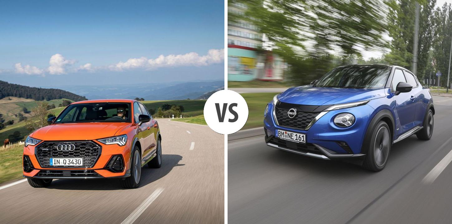Audi Q3 Sportback VS Nissan Juke Autovergleich AUTOGOTT.DE