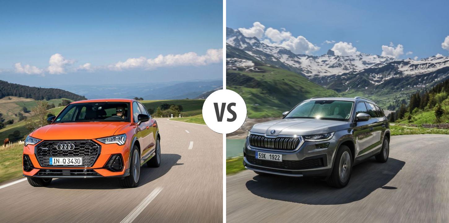 Audi Q3 Sportback VS Skoda Kodiaq Autovergleich AUTOGOTT.DE