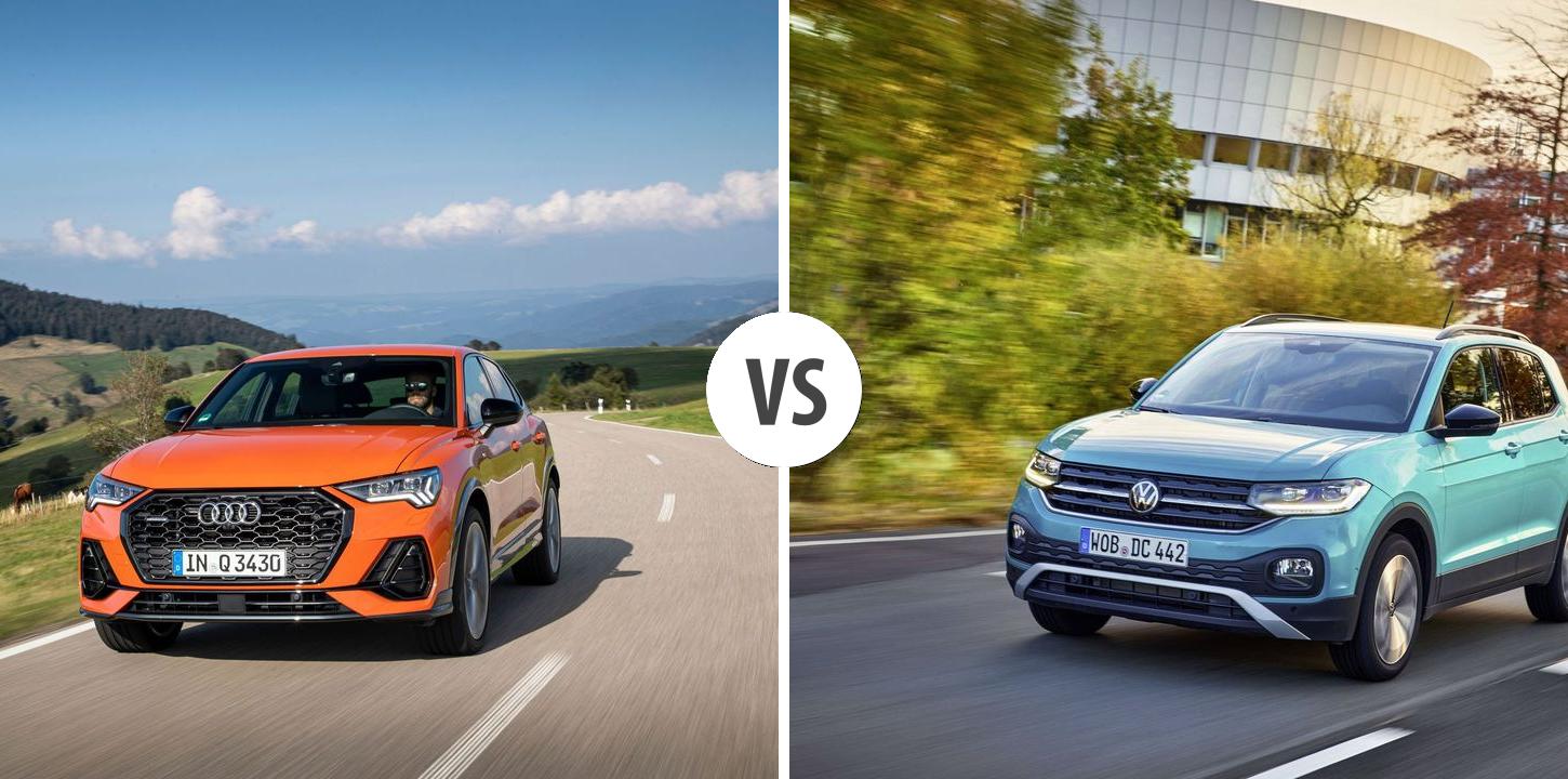 Audi Q3 Sportback VS Volkswagen TCross Autovergleich AUTOGOTT.DE