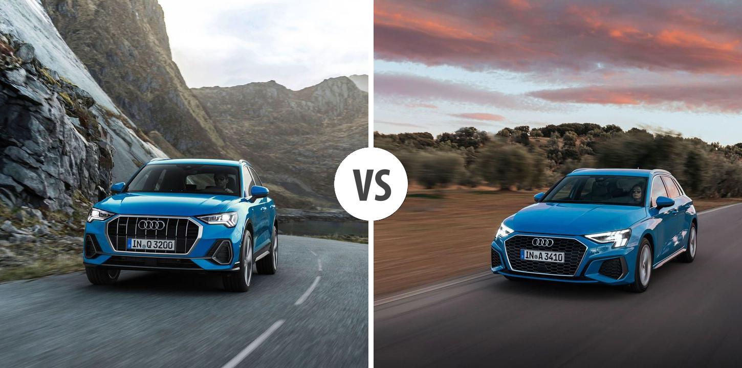 Audi Q3 VS Audi A3 Sportback Autovergleich AUTOGOTT.DE