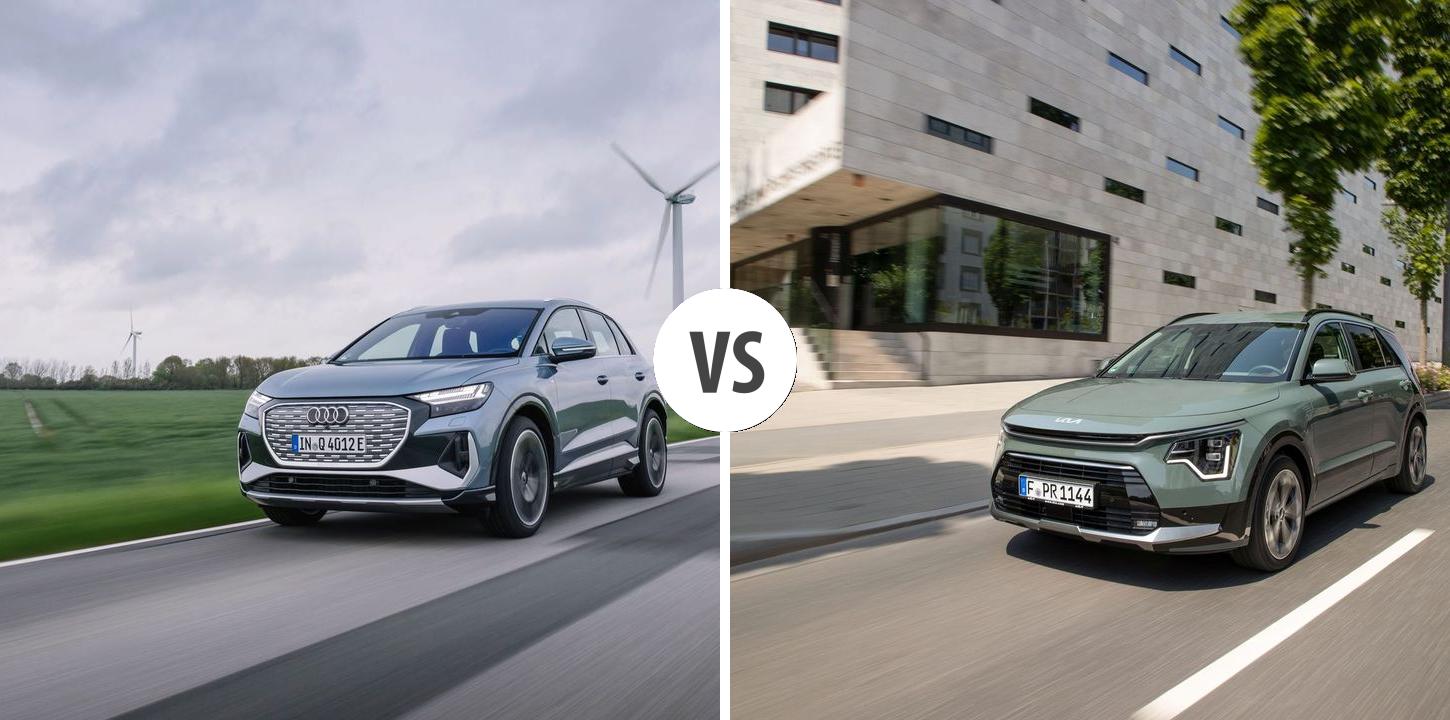 Audi Q4 etron VS KIA Niro Autovergleich AUTOGOTT.DE
