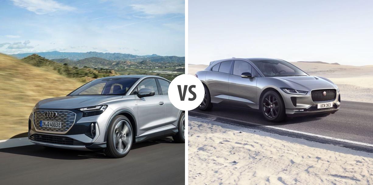 Audi Q4 Sportback etron VS Jaguar IPACE Autovergleich AUTOGOTT.DE