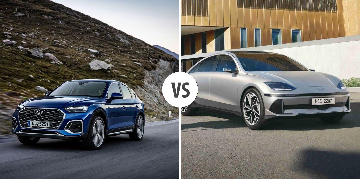 Audi Q5 Sportback VS Hyundai IONIQ 6 Autovergleich AUTOGOTT.DE