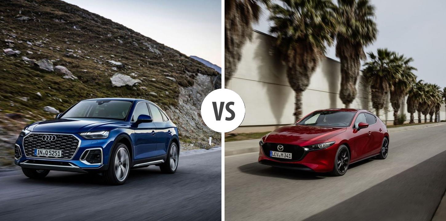 Audi Q5 Sportback VS Mazda Mazda3 Autovergleich AUTOGOTT.DE