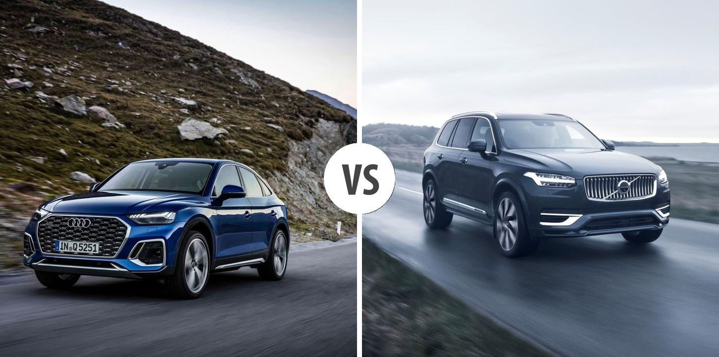 Audi Q5 Sportback VS Volvo XC90 Autovergleich AUTOGOTT.DE