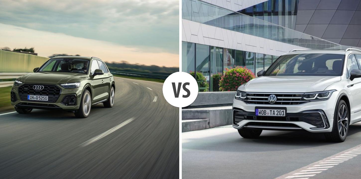Audi Q5 VS Volkswagen Tiguan Allspace Autovergleich AUTOGOTT.DE