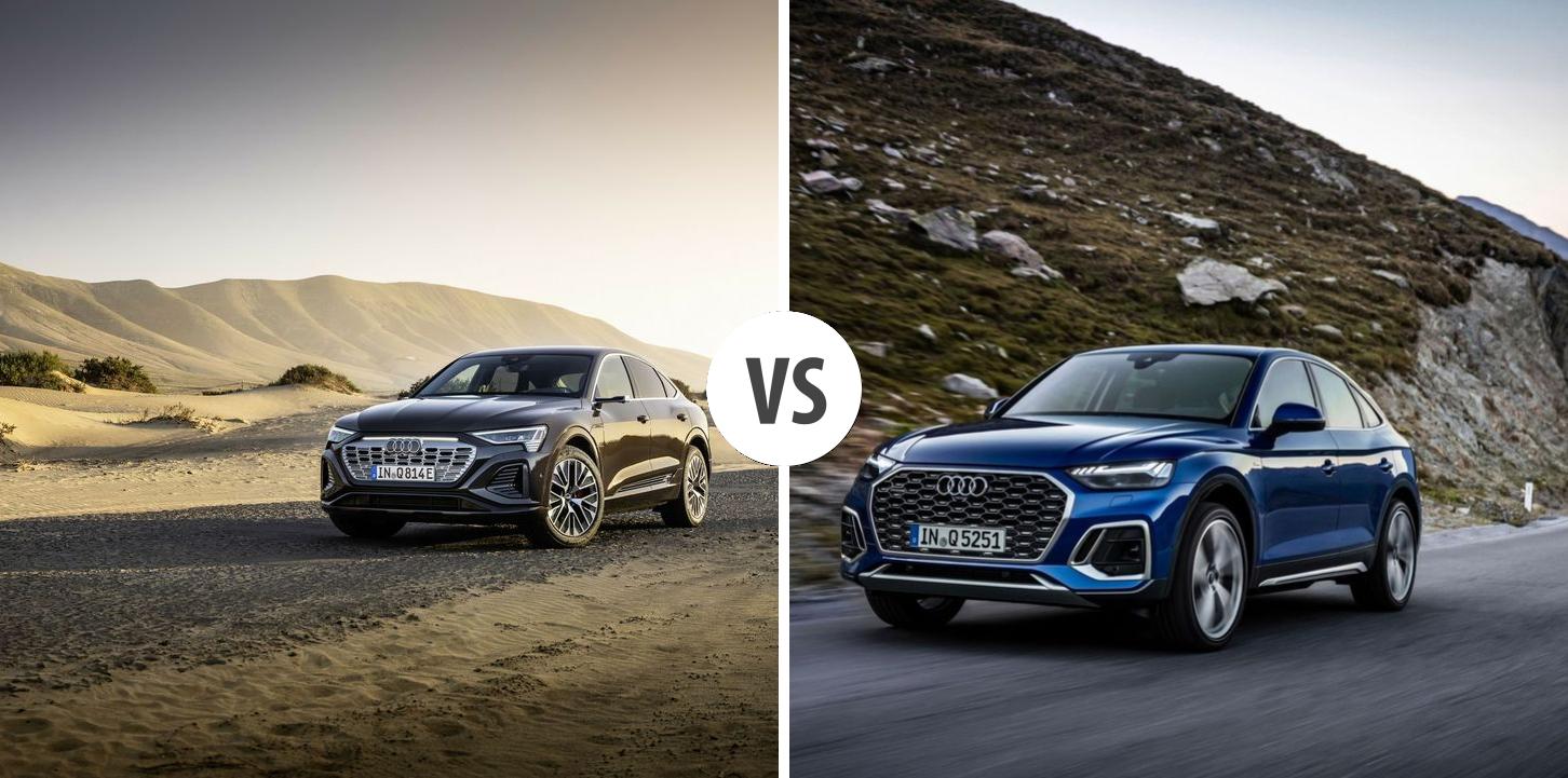 Audi Q8 etron Sportback VS Audi Q5 Sportback Autovergleich AUTOGOTT.DE