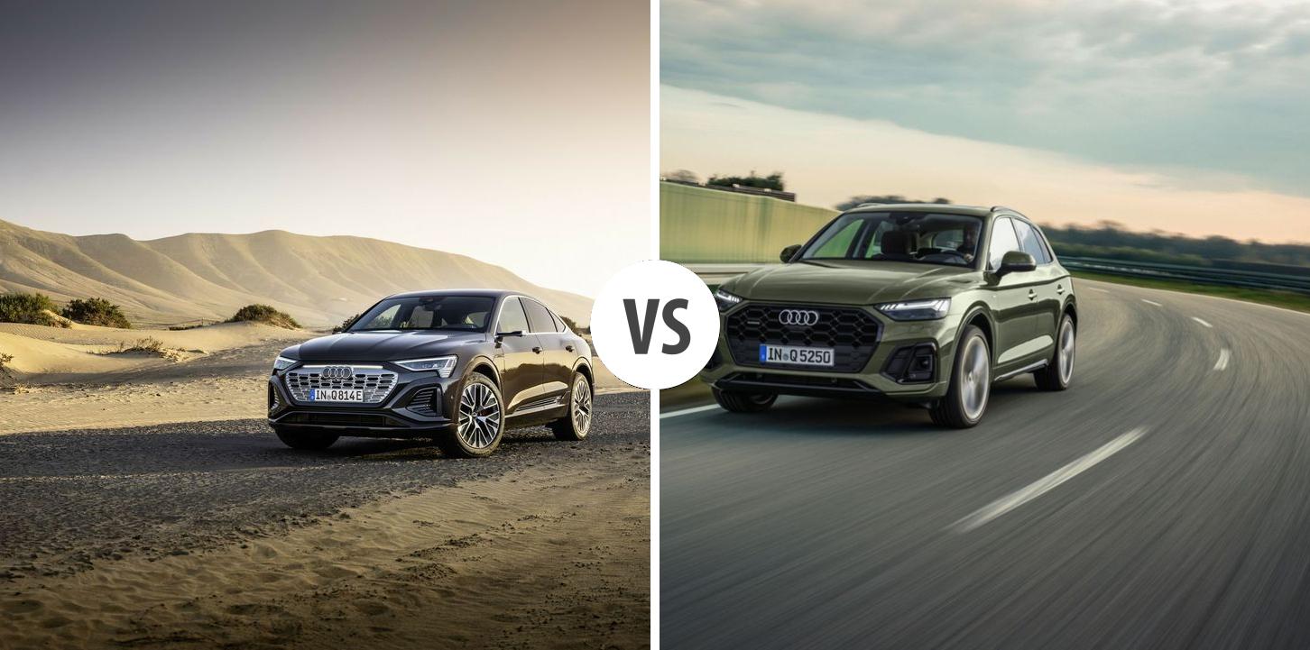 Audi Q8 etron Sportback VS Audi Q5 Autovergleich AUTOGOTT.DE