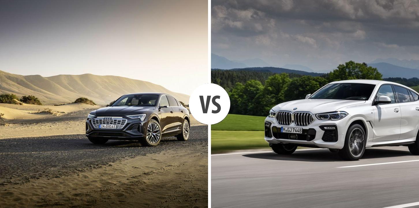 Audi Q8 etron Sportback VS BMW X6 Autovergleich AUTOGOTT.DE