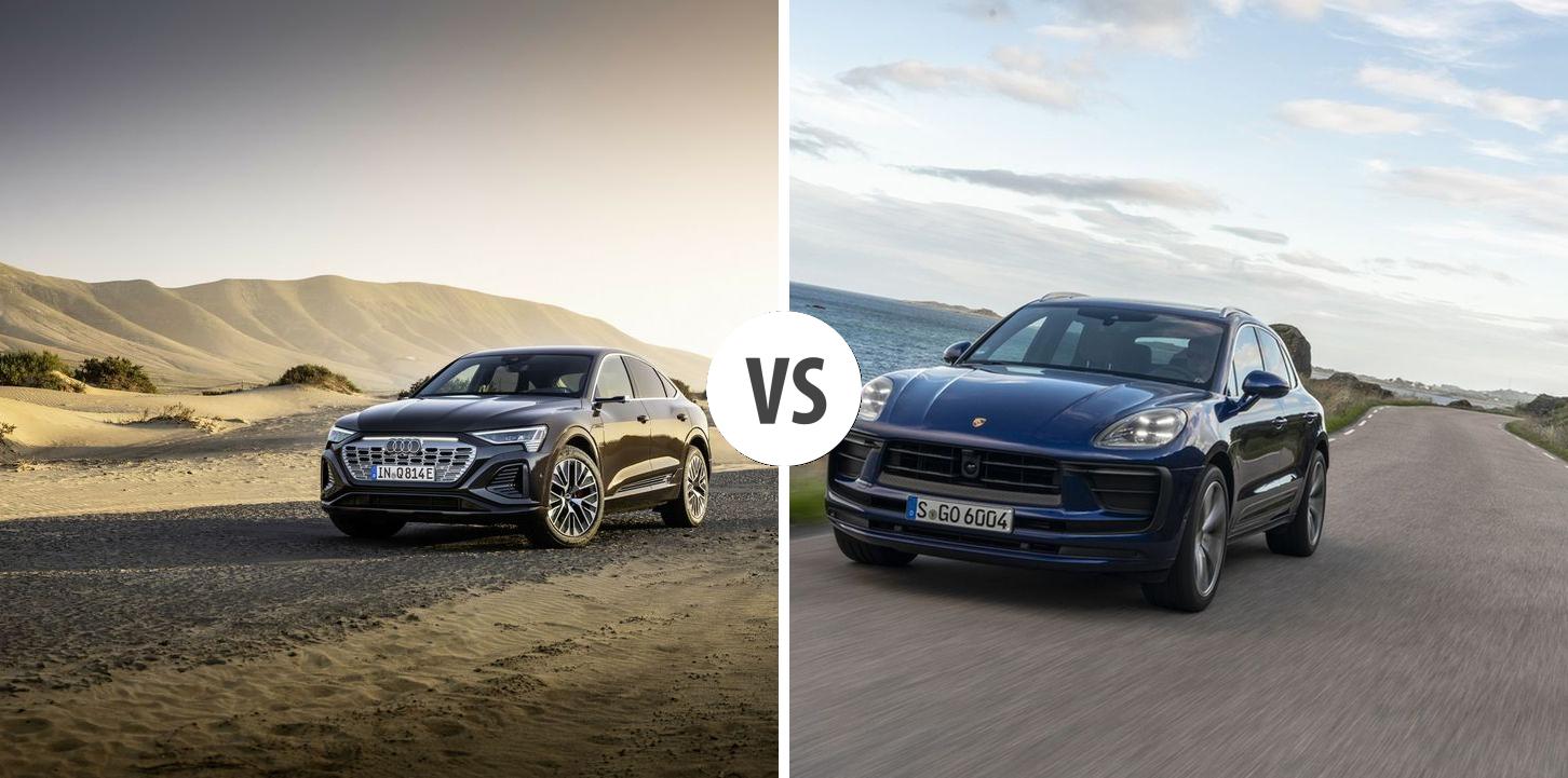 Audi Q8 etron Sportback VS Porsche Macan Autovergleich AUTOGOTT.DE
