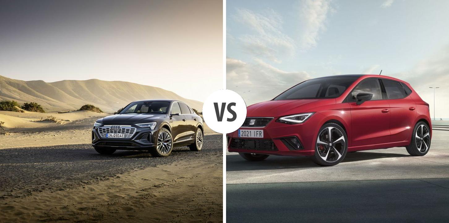 Audi Q8 etron Sportback VS Seat Autovergleich AUTOGOTT.DE