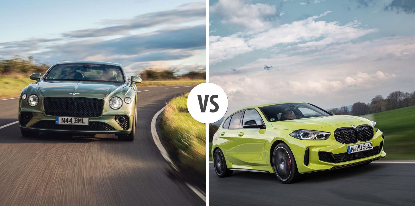 Bentley Continental GT VS BMW 1er Autovergleich | AUTOGOTT.DE