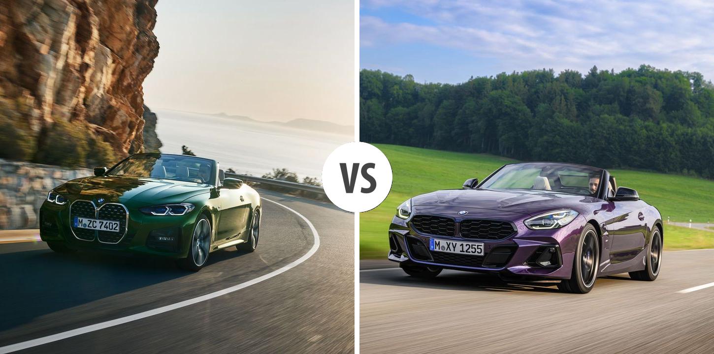 BMW 4er Cabrio VS BMW Z4 – Vergleiche Preise, Leistung, Kofferraum ...