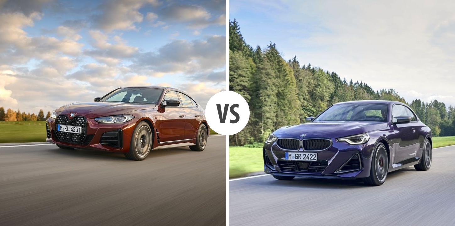 BMW 4er Gran Coupé VS BMW 2er Coupé Autovergleich AUTOGOTT.DE