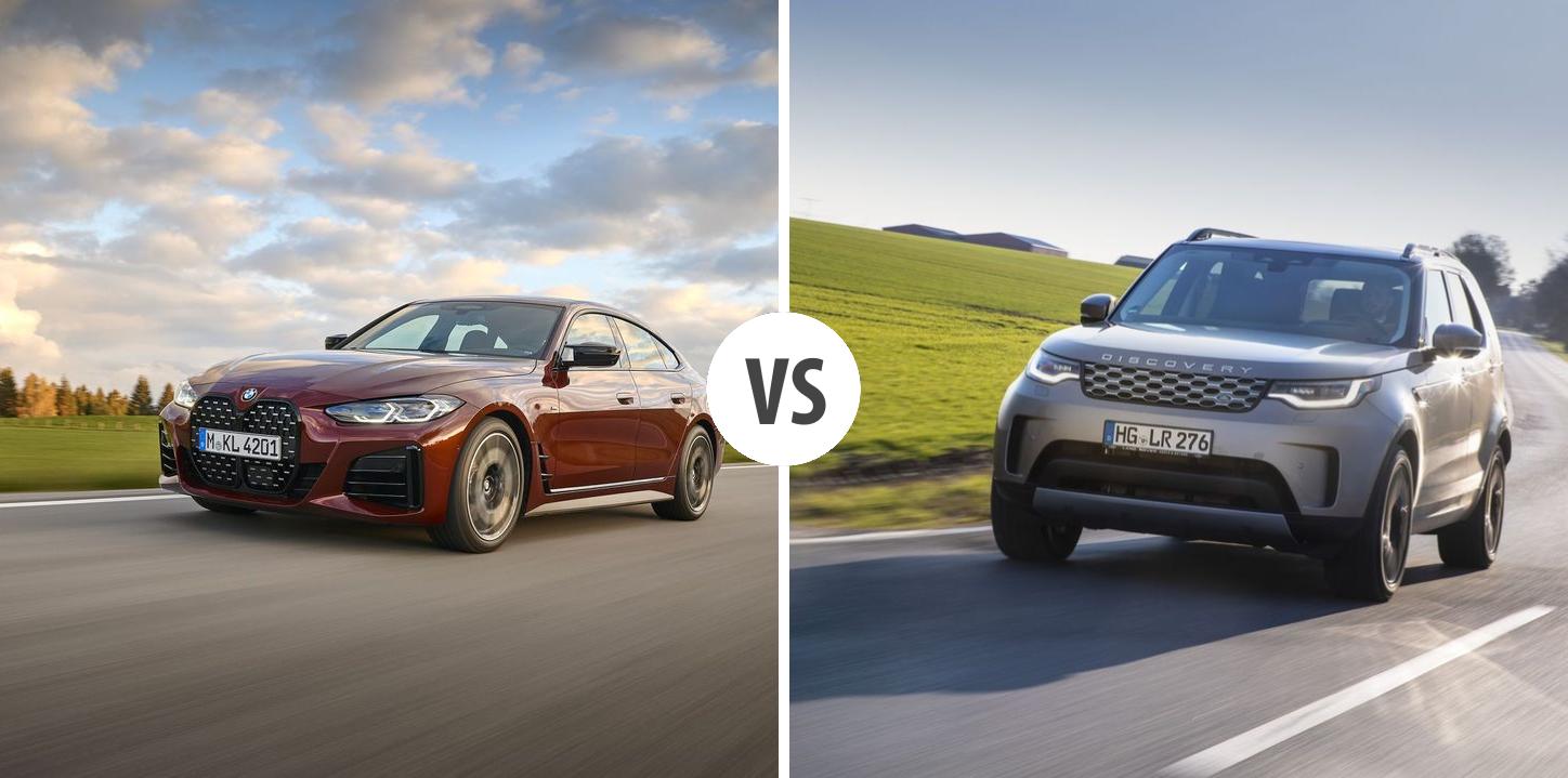 BMW 4er Gran Coupé VS Land Rover Discovery Autovergleich AUTOGOTT.DE