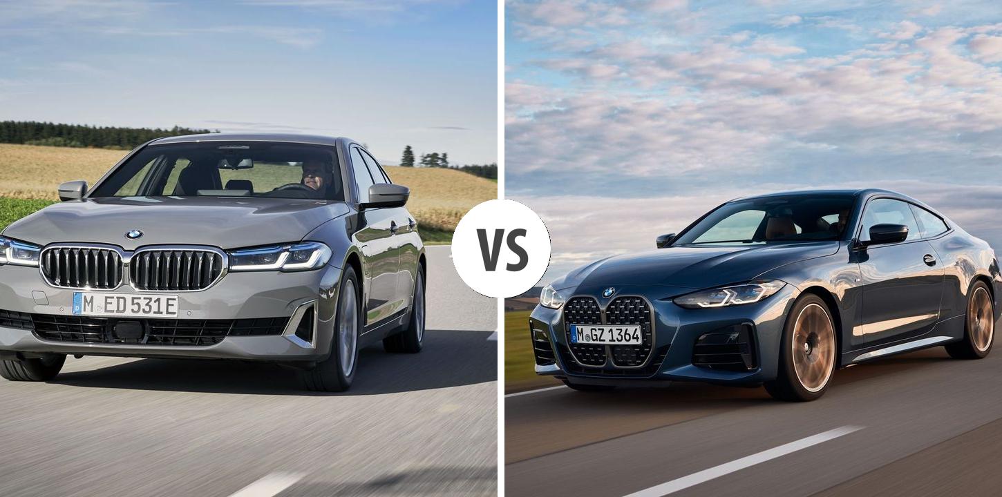 BMW 5er Limousine VS BMW 4er Coupé Autovergleich | AUTOGOTT.DE