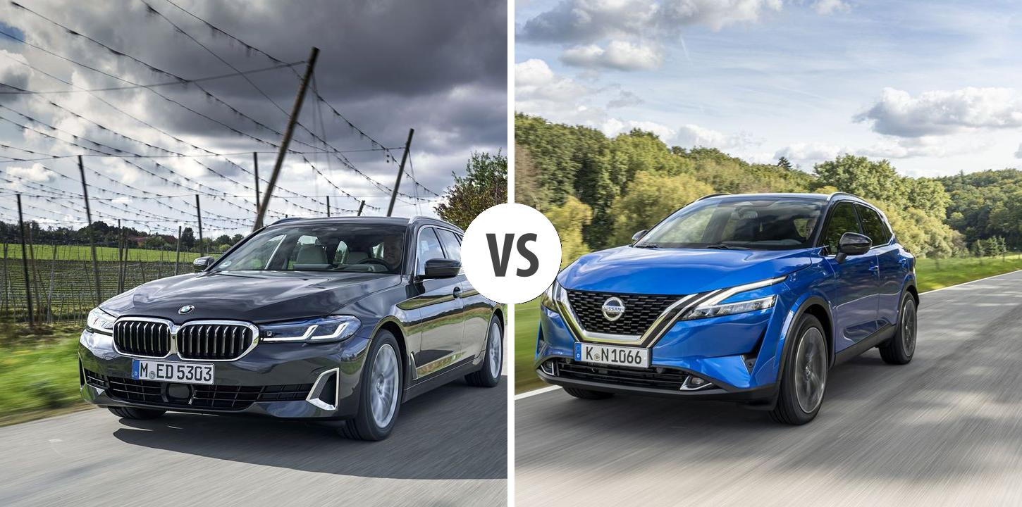 BMW 5er Touring VS Nissan Qashqai – Vergleiche Preise, Leistung ...