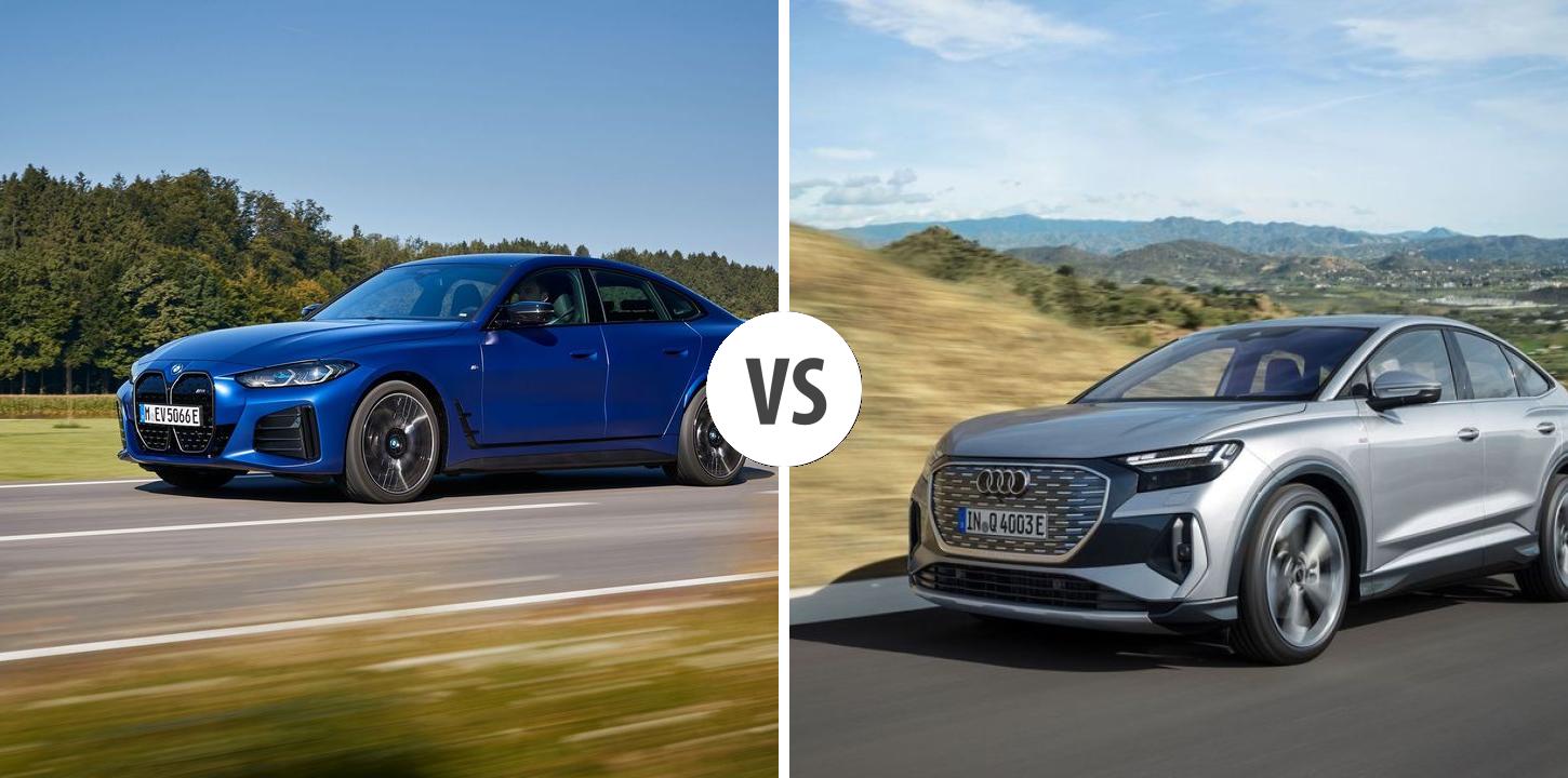 BMW i4 VS Audi Q4 Sportback etron Autovergleich AUTOGOTT.DE