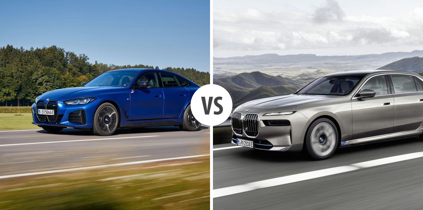 BMW i4 VS BMW i7 – Vergleiche Preise, Leistung, Kofferraum ...