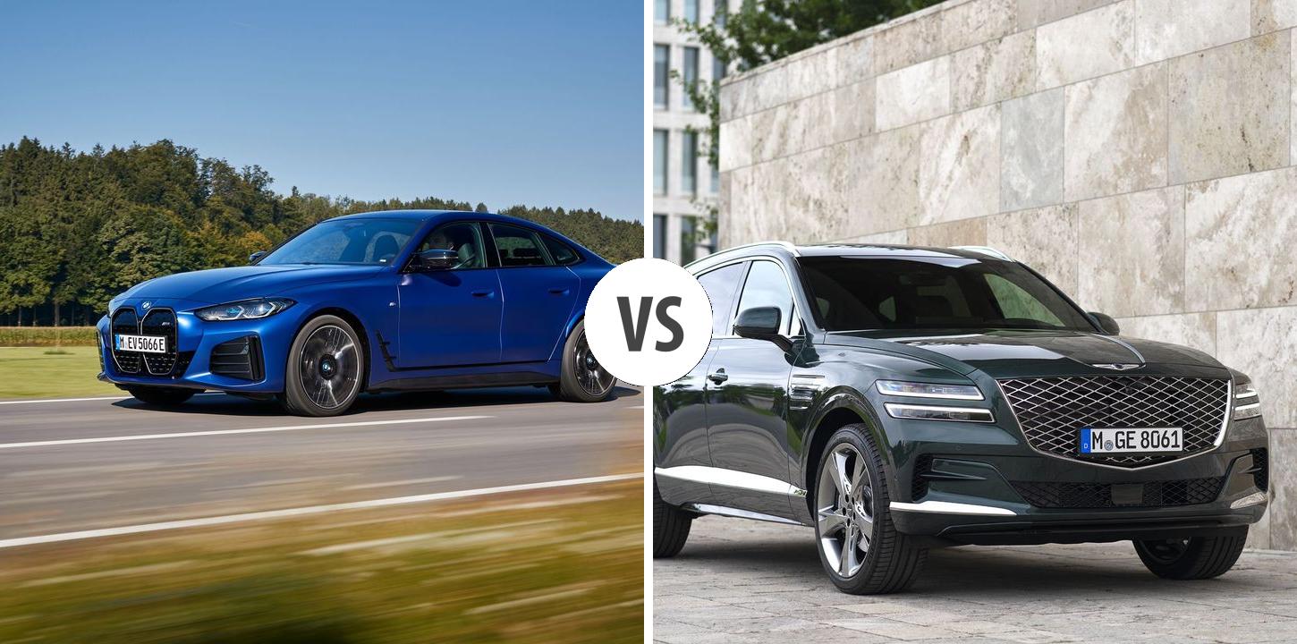 BMW i4 VS Genesis GV80 – Vergleiche Preise, Leistung, Kofferraum