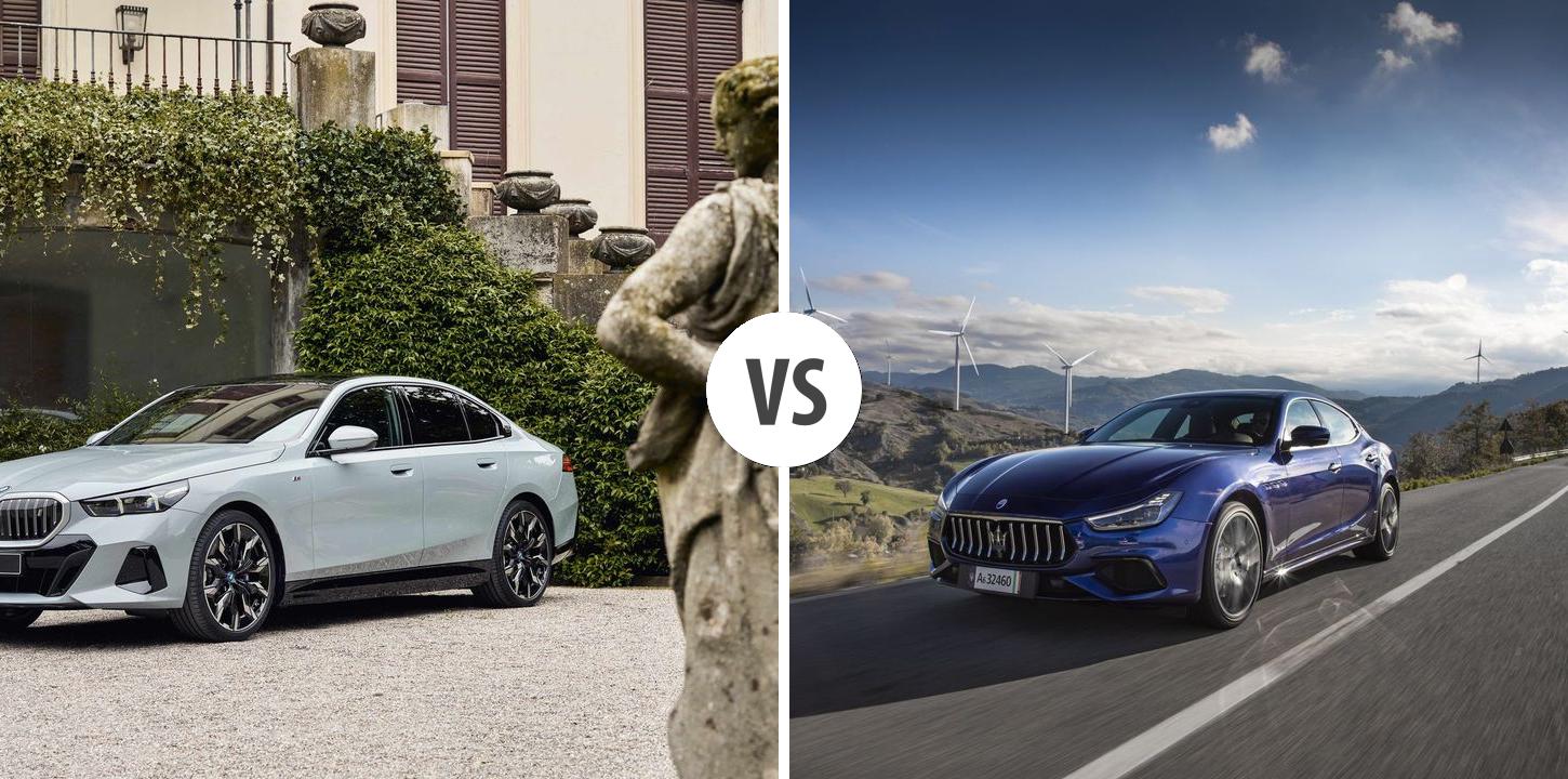 BMW i5 VS Maserati Ghibli Autovergleich AUTOGOTT.DE