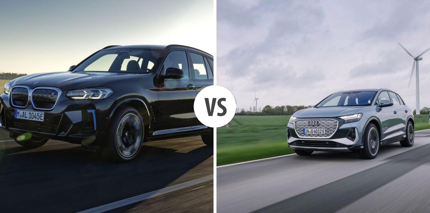 BMW iX3 VS Audi Q4 etron Autovergleich AUTOGOTT.DE