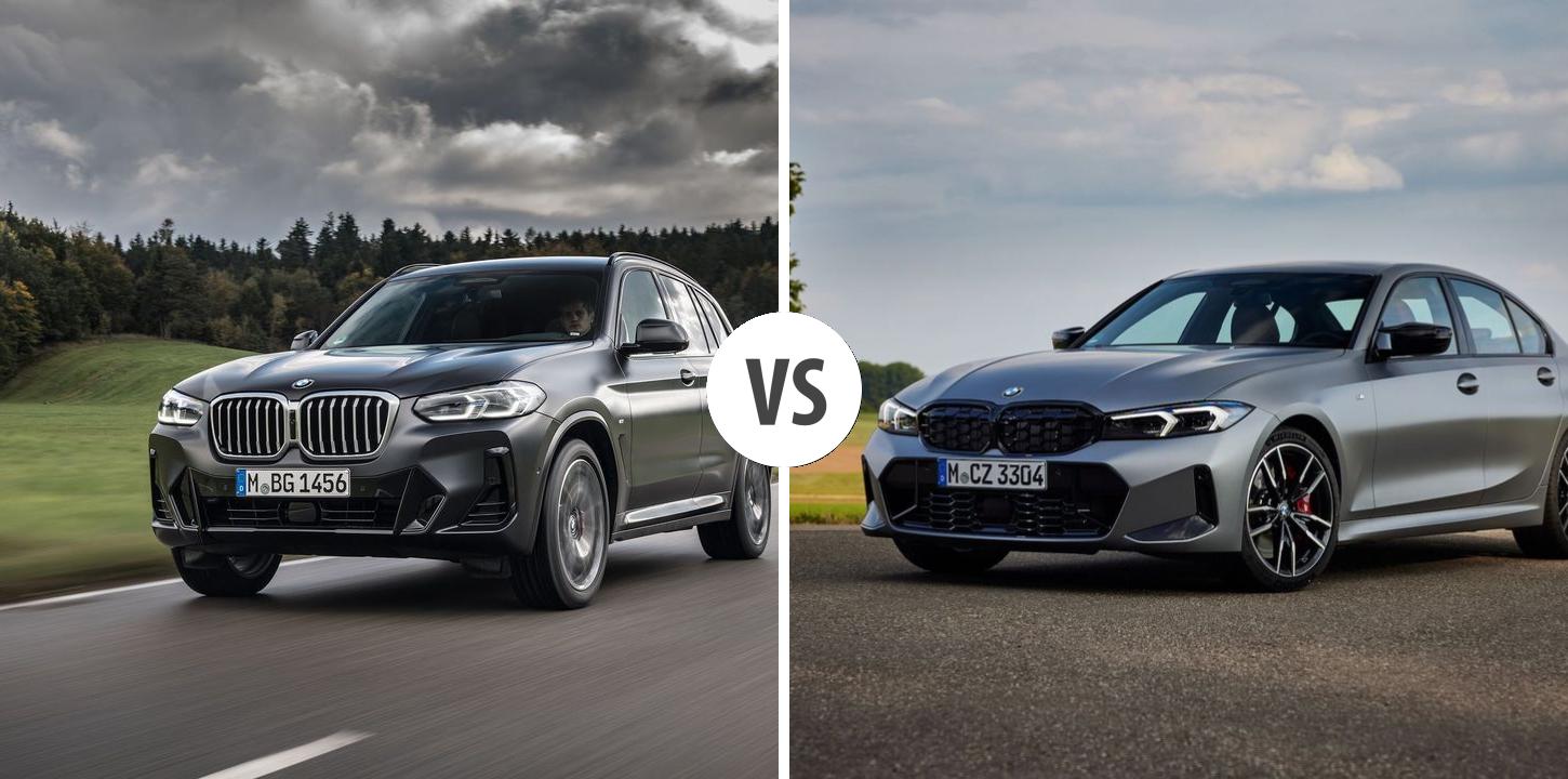 BMW X3 VS BMW 3er Limousine – Vergleiche Preise, Leistung, Kofferraum ...