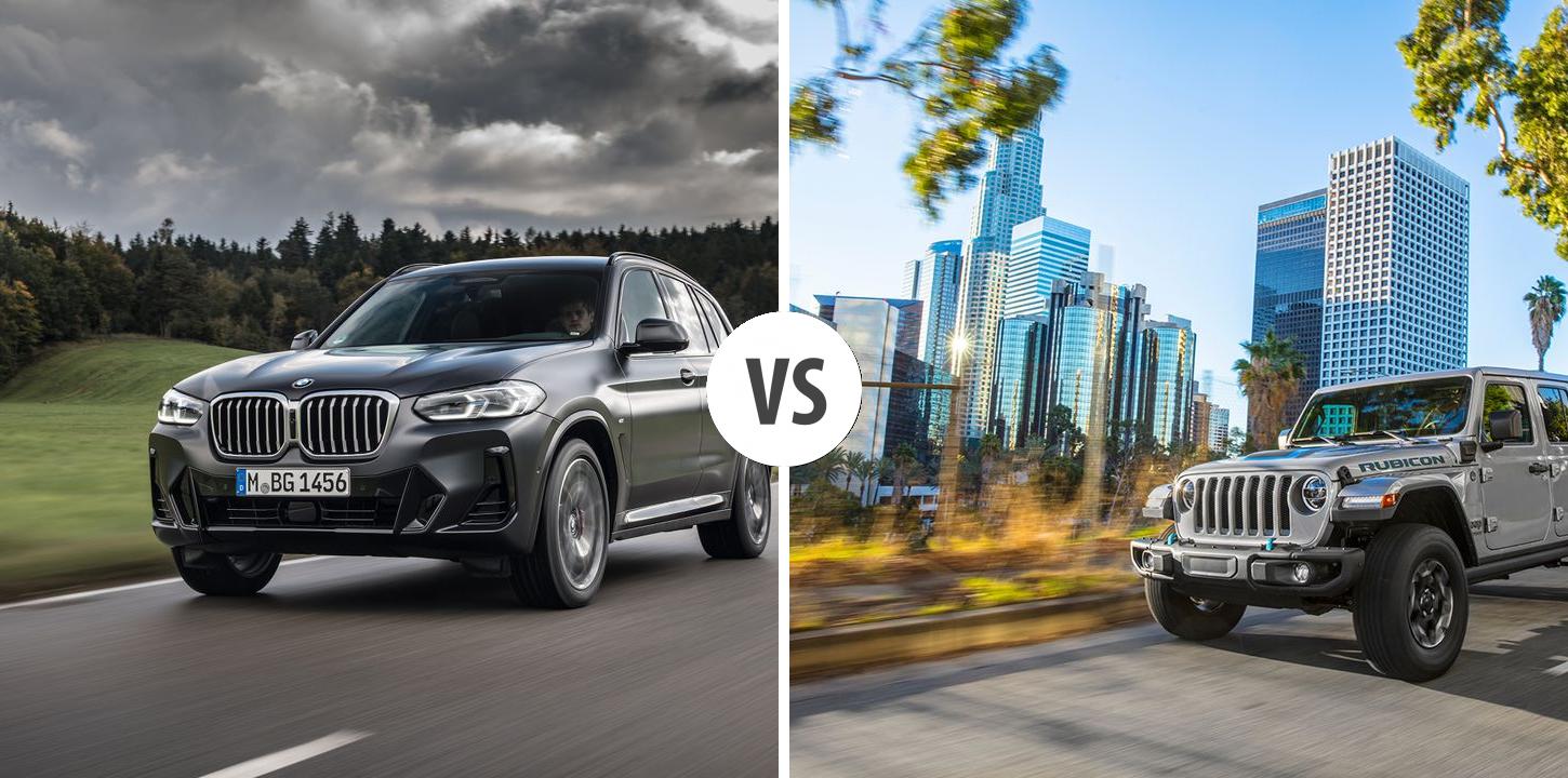 BMW X3 VS Jeep Wrangler Autovergleich 