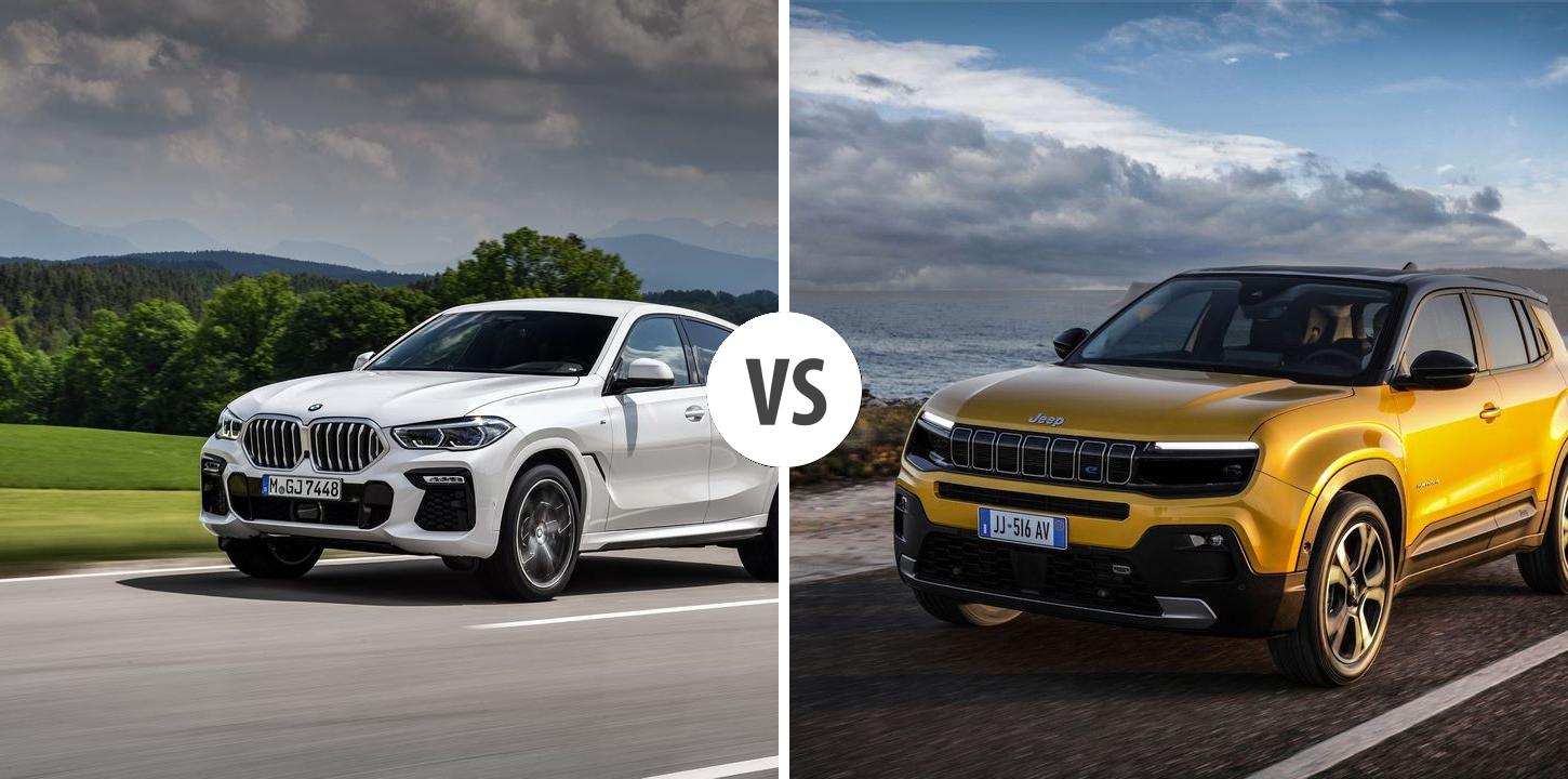 BMW X6 VS Jeep Avenger Electric – Vergleiche Preise, Leistung ...