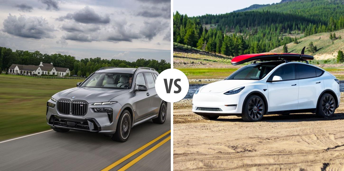 BMW X7 VS TESLA Model Y Autovergleich AUTOGOTT.DE