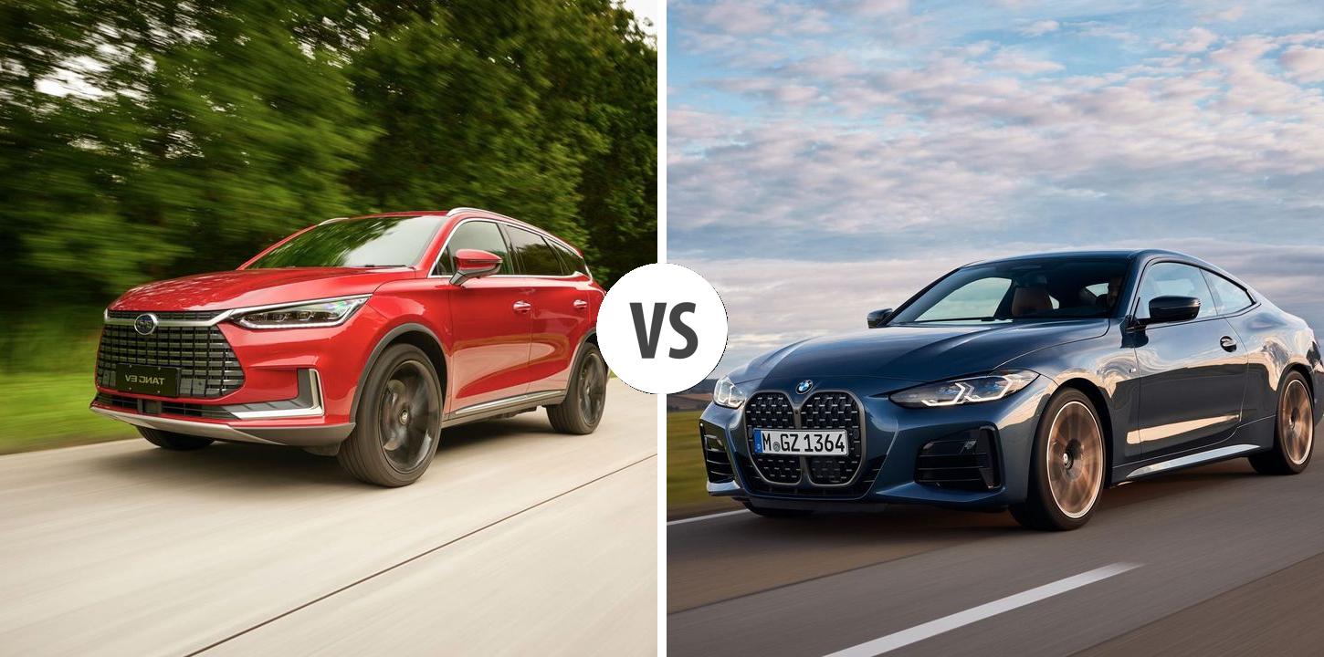 BYD Tang VS BMW 4er Coupé – Vergleiche Preise, Leistung, Kofferraum ...