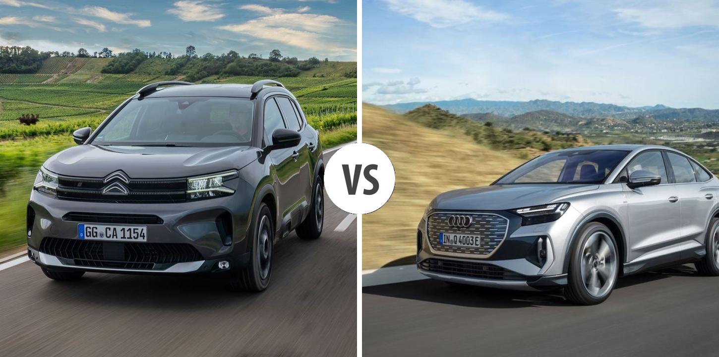 Citroën C5 Aircross VS Audi Q4 Sportback etron Autovergleich AUTOGOTT.DE
