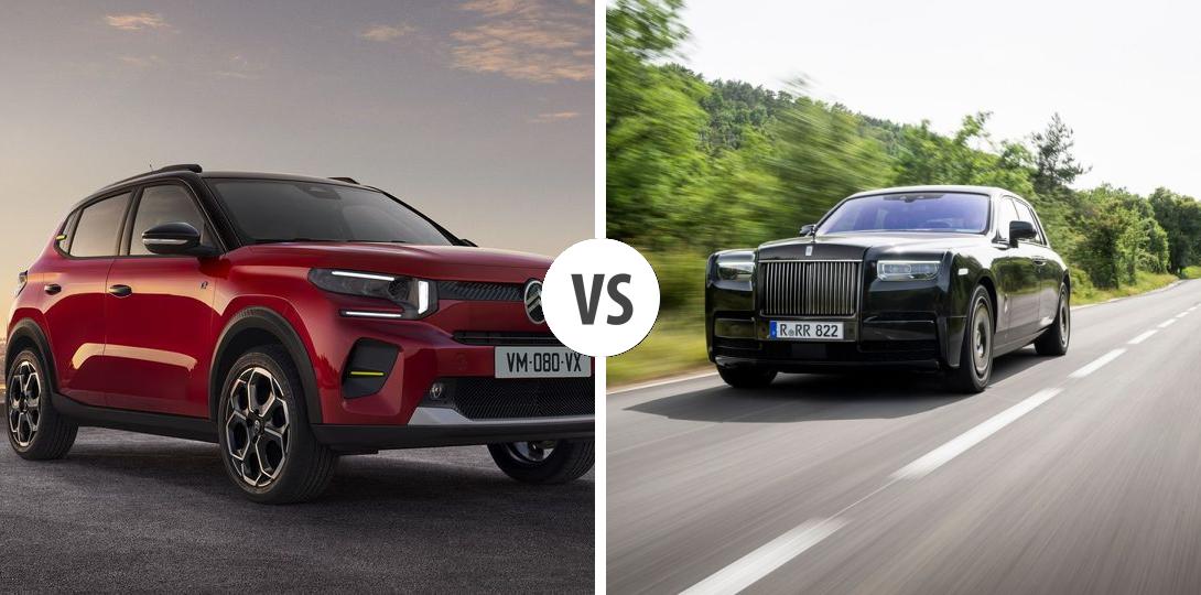 Citroën ë-C3 VS Rolls-Royce Phantom – Vergleiche Preise, Leistung ...