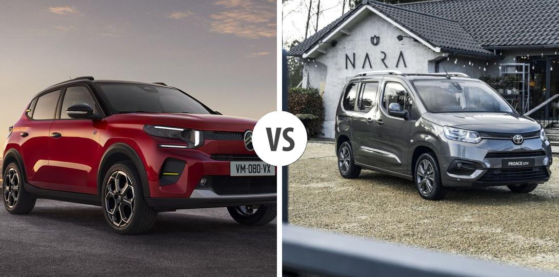 Toyota In Der Nähe Jetzt Geöffnet Citroën ë-C3 VS Toyota Proace City Verso L1 – Vergleiche Preise