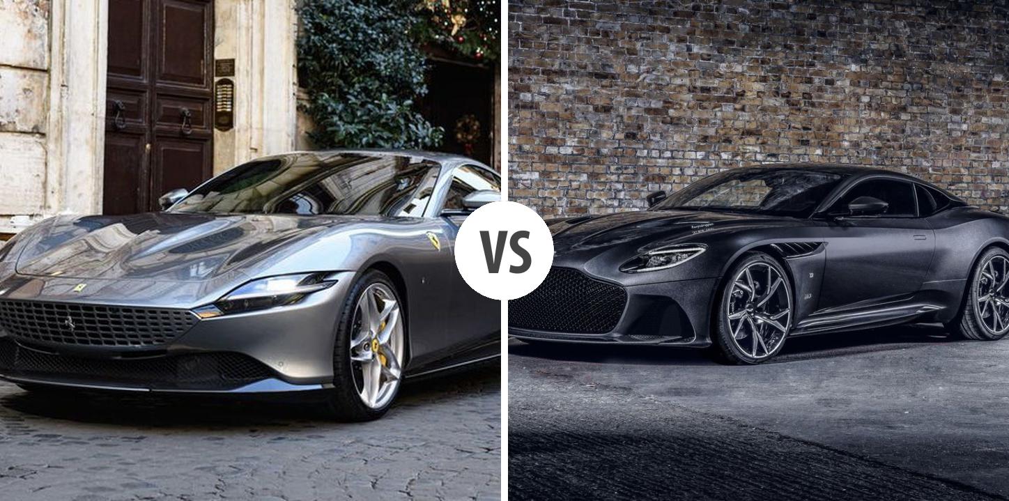 Ferrari Roma VS Aston Martin DBS Superleggera Coupe Autovergleich ...