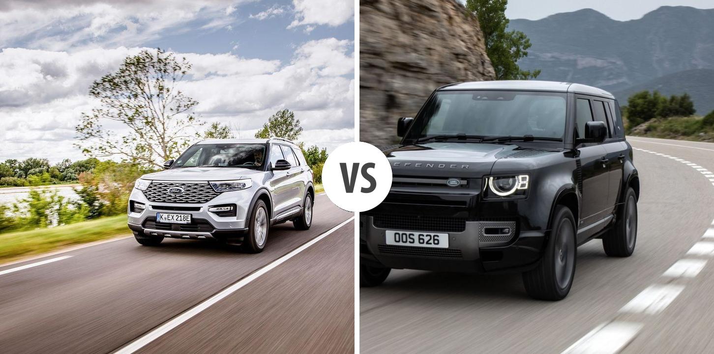 Ford Explorer VS Land Rover Defender Autovergleich AUTOGOTT.DE