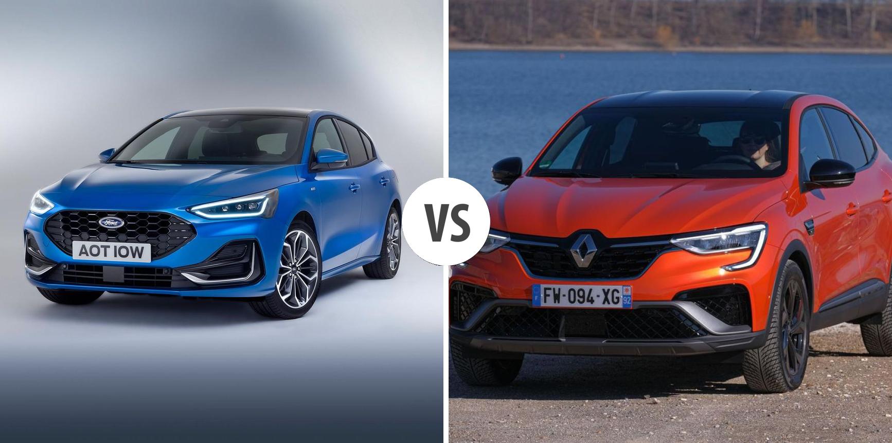 Ford Focus VS Renault Arkana Autovergleich AUTOGOTT.DE