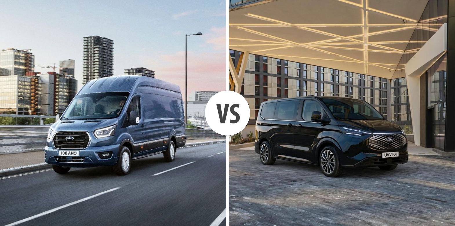 Ford Transit VS Ford Tourneo Custom Autovergleich AUTOGOTT.DE
