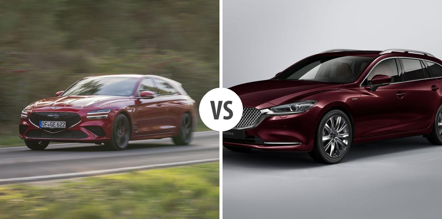 Genesis G70 Shooting Brake VS Mazda 6 Kombi Autovergleich AUTOGOTT.DE