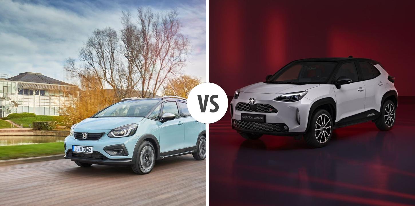 Honda Jazz VS Toyota Yaris Cross Autovergleich AUTOGOTT.DE Honda Jazz VS Toyota Yaris Cross Autovergleich AUTOGOTT.DE