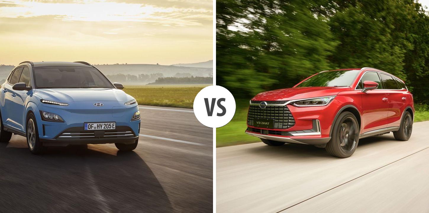 Hyundai Kona Elektro VS BYD Tang Autovergleich | AUTOGOTT.DE