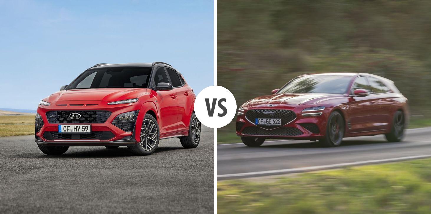 Hyundai Kona VS Genesis G70 Shooting Brake – Vergleiche Preise ...