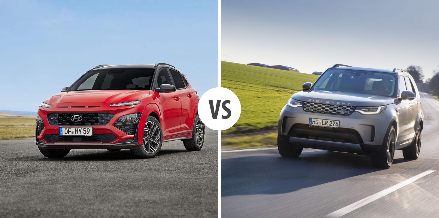 Hyundai Kona VS Land Rover Discovery – Vergleiche Preise, Leistung ...