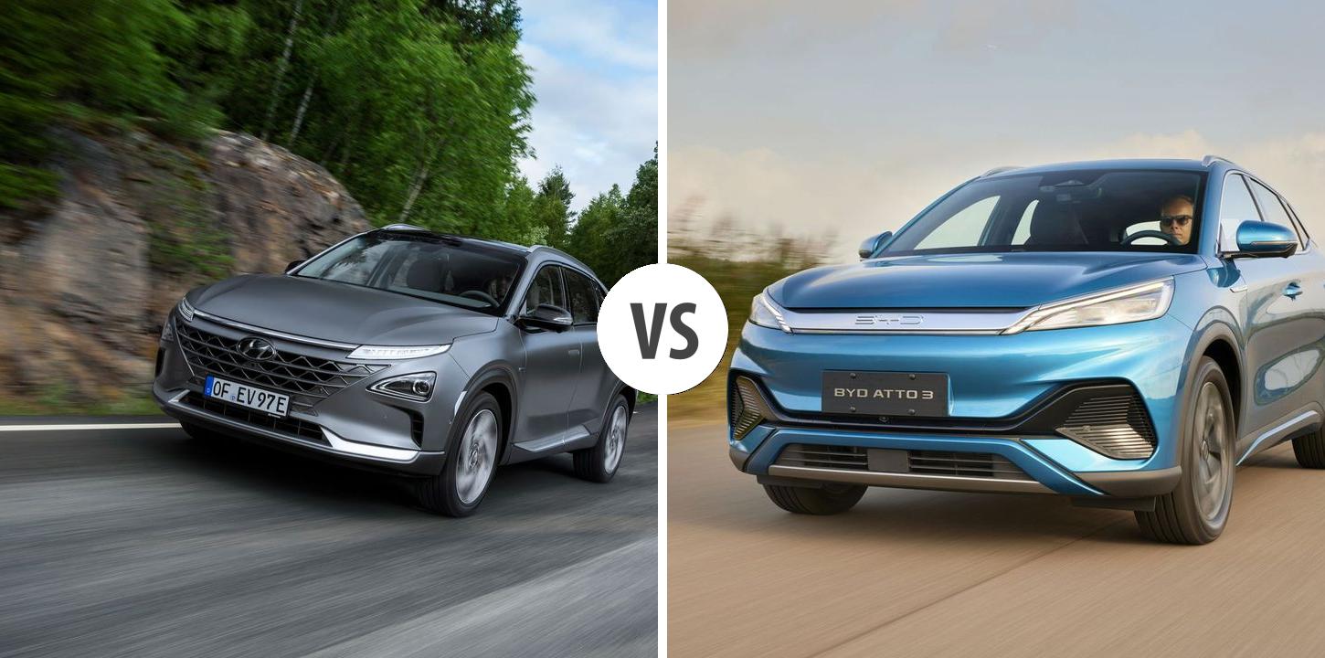 Hyundai Nexo VS BYD Atto 3 Autovergleich | AUTOGOTT.DE
