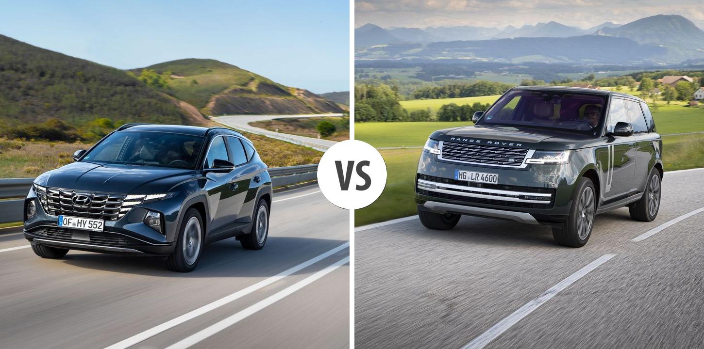 Hyundai Tucson VS Land Rover Range Rover Autovergleich AUTOGOTT.DE